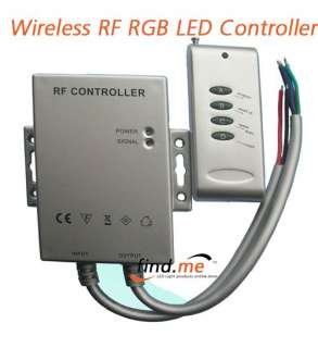 Wireless RF RGB LED Controller IR Remote Control 12V 4A