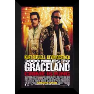  3000 Miles to Graceland 27x40 FRAMED Movie Poster   A 