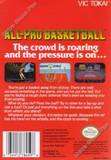 ALL PRO BASKETBALL  IN BOX  NES System/Console  