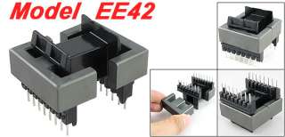 EE42 Transformer Ferrite Cores 16 Pins Black Plastic Bobbin  
