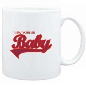  Mug White  New Yorker BABY  Usa States Sports 