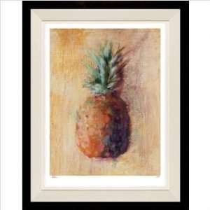 Pineapples VII Framed Print   Allyson Krowitz Mat Color White Floater 