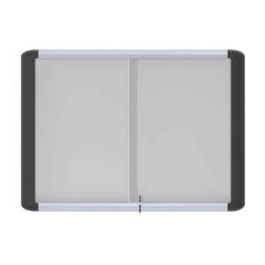     Dry Erase Board, Enclosed, Magnetic, 3x4, White