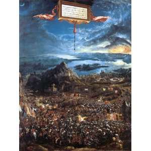 CANVAS Alexander Victory or Battle of Issus 1529 by Albrech Altdorfer 