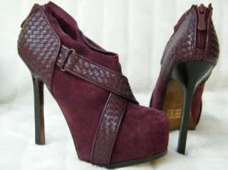 BEBE SHOES heel platform Shayla suede black 184503  