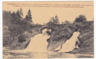 France Luttich Trois Ponts Railway Cancel on 1915 Postcard  