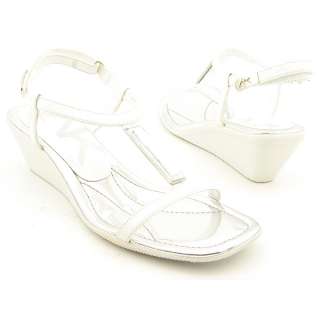 ANNE KLEIN SPORT Maxy White Sandals Shoes Womens Size 9  