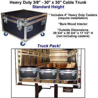 30x30 TRUCK PACK 3/8 CABLE TRUNK ATA CASE STD HEIGHT  
