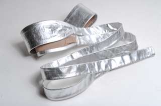 Silver Wrap Around Belt Length 85”  