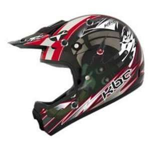  KBC DRT X SQUADRON RED YLG MOTORCYCLE Off Road Helmet 