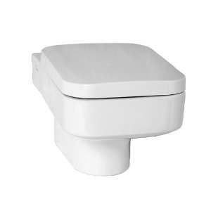 Vitra 4328 003 0075 Upscale Square White Ceramic Wall Mounted Toilet 
