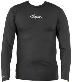 Zildjian Cymbals Long Sleeve Compression Tee T Shirt M L XL  
