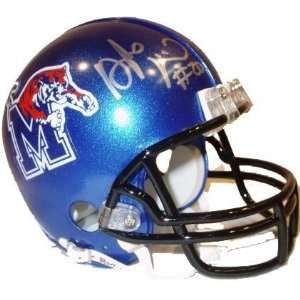  DeAngelo Williams Memphis Tigers Autographed Mini Helmet 