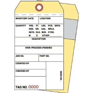   Part Inventory Tags w/ Adhesive Strip #000   499