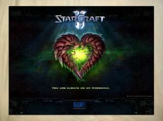 BS10 Starcraft 2 Zerg Love Valentine Holiday 32x24 Poster NEW  