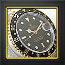 ROLEX MENS SS/18K YELLOW GOLD GMT MASTER II BLACK DIAL MODEL #16713