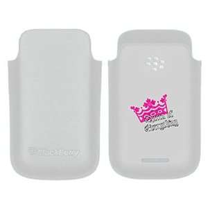  Queen of Everything on BlackBerry Leather Pocket Case  