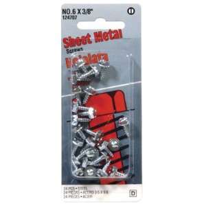  Hillman 5293 Hex Head Steel Sheet Metal Screws 6x1/2 