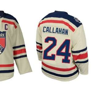  New york rangers Winter Classic jerseys #24 Callahan cream 