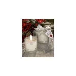 Heart design candle favors 
