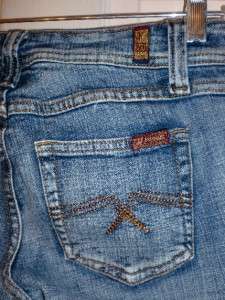ZANA DI Zd sz 7 Juniors Boot Cut stretch Blue Jeans  