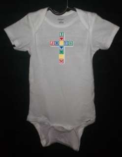 Cute Baby Onesie, Jesus Loves Me, Infant Clothing 1051  