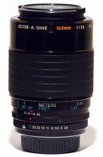 Lester A. Dine (Kiron) 105mm f/2.8 11 Macro A Lens Pentax KA/K7D/K5 