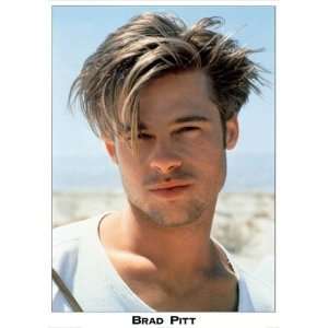  Brad Pitt (Close Up) Movie Poster Print   25 X 36