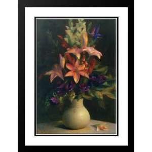  Aristides, Juliette 19x24 Framed and Double Matted Floral 