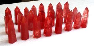 24 crystal Cherry red beautiful pretty POINT  