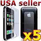   FRONT BACK CLEAR LCD SCREEN PROTECTOR COVER GUARD FOR IPHONE 3G 3GS