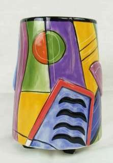 PICASSO MUZEUM LARGE COFFEE CUP/MUG with NOSE HANDLE ART DECO 3D 