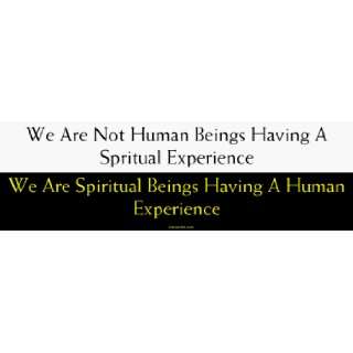 We Are Not Human Beings Having A Spritual Experience We Are Spiritual 