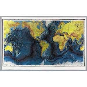 World Ocean Floor Chart  Industrial & Scientific