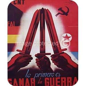  Ganar La Guerra WW2 Spanish Civil War Vintage MOUSE PAD 