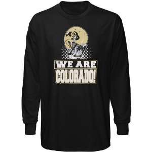  CU Buffaloe T Shirt  Colorado Buffaloes Black We Are Long 