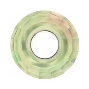 Swarovski Crystal #6039 25mm Disk Pendant Crystal Luminous Green (1)