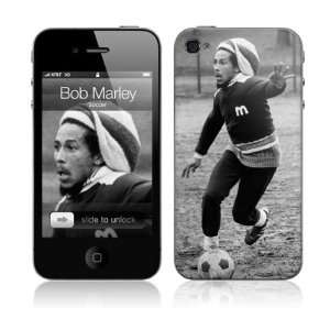  Music Skins MS BOB60133 iPhone 4  Bob Marley  Soccer Skin 