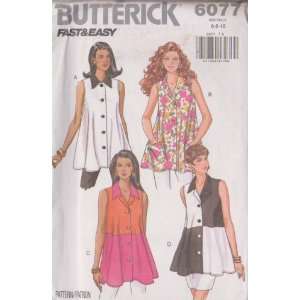   Butterick Sewing Patterns 6077 (Size 6 8 10) Arts, Crafts & Sewing