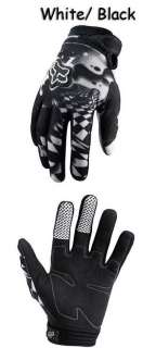 Fox Dirtpaw Checked out black/white small Cycling MTB MX Gloves Dirt 