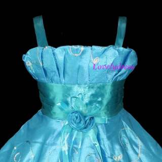 NEW Flower Girl Wedding Pageant Party Dress Outfit Children Wears 