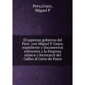 El supremo gobierno del PeruÌ? con Miguel P. Grace, expediente y 