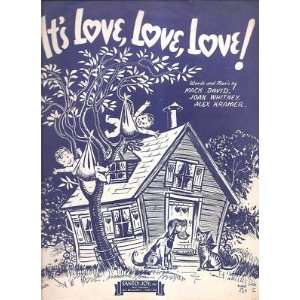  Sheet Music Its Love Love Love 30 