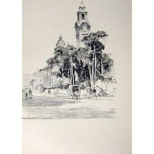  C1920 Bournemouth Municipal College Woollard Sketch