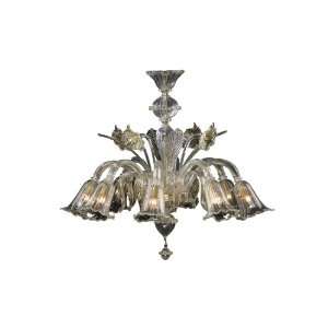 Cyan Design 6324 8 75 Satin Gold 34 Eight Lamp Chandelier 
