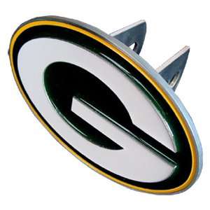  Green Bay Packers NFL Pewter Logo Trailer Hitch Cover 
