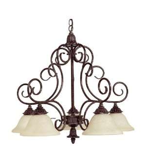 Capital Lighting Fixtures Country French Five Light Chandelier With A 
