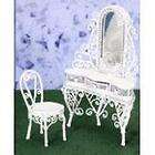 KidKraft Deluxe White Vanity and Chair 13018  