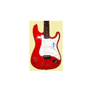  Van Halen Autographed S101 Red Electric Guitar Musical 