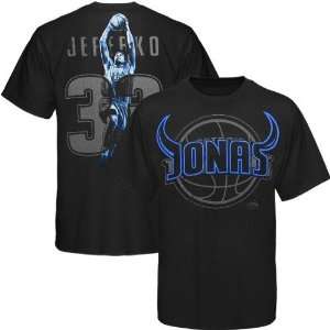 Detroit Pistons #33 Jonas Jerebko Black Notorious T shirt (Large 